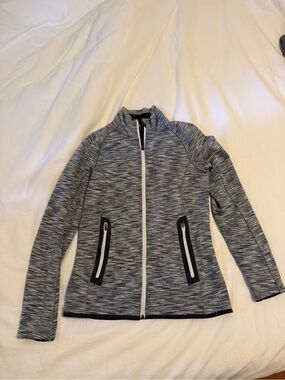 Ortovox Gray Full-Zip Jacket lined with merino wool
